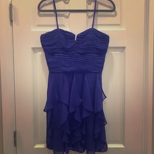 Blue dress with ruffles!
